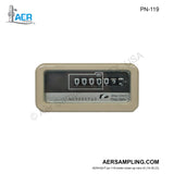 Aer Sampling product image PN-119 Dry Gas Meter viewed from close up