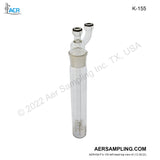 Aer Sampling product image K-155 greenburg smith impinger kit viewed from left head top