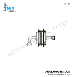 Aer Sampling product image K-156 glass filter holder kit viewed from left