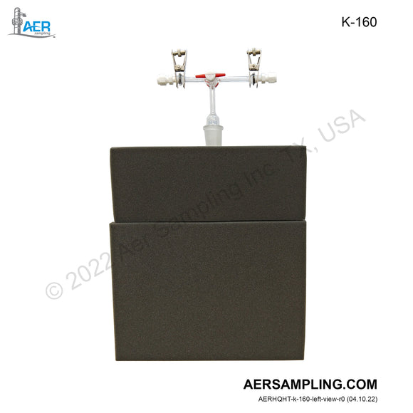 Aer Sampling product image K-160 usepa method 7 flask kit viewed from left