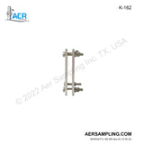 Aer Sampling product image K-162 filter holder clamp kit viewed from left