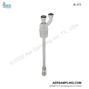 Aer Sampling product image K-171 greenburg smith impinger insert kit viewed from left head top