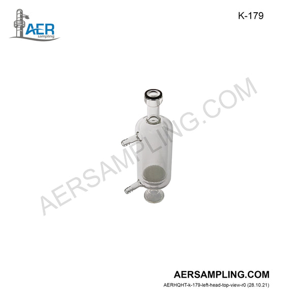 Aer Sampling product image K-179 resin trap kit viewed from left head top