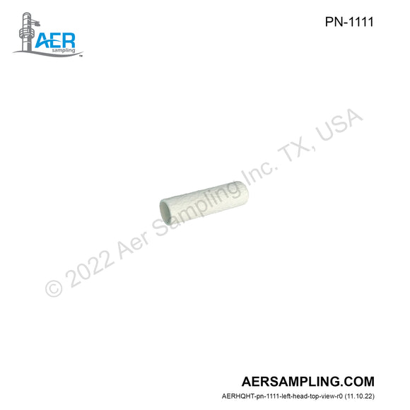 Aer Sampling product image PN-1111 25 x 90 mm Glass Fiber Thimble Filters viewed from left head top