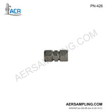 Aer Sampling product image PN-426 SUS 5/8 inch union viewed from left