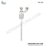 Aer Sampling product image PN-750 plain impinger insert viewed from left