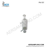 Aer Sampling product image PN-757 resin trap viewed from left head top