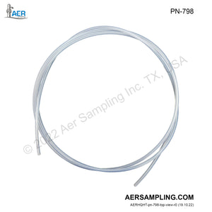 Aer Sampling product image PN-798 PFA tubing viewed from top