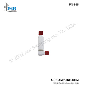 Aer Sampling product image PN-865 Silica Gel Trap viewed from left